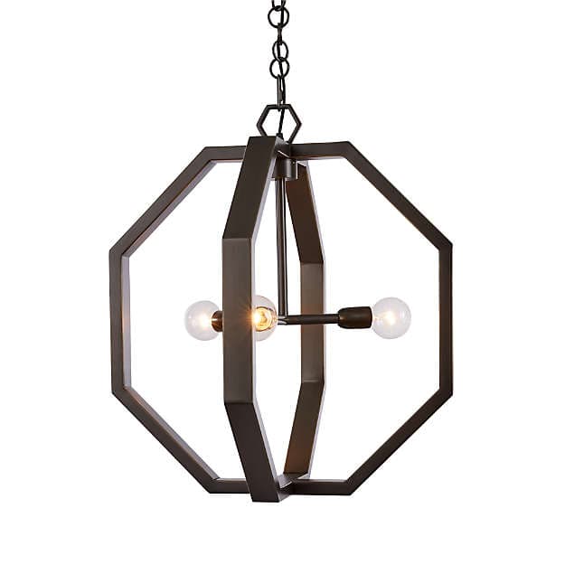 Люстра Crate and Barrel Cooper Dark Brass Chandelier