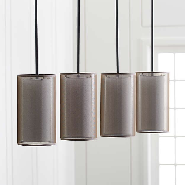 Люстра Crate and Barrel Eclipse Linear Chandelier Crate and Barrel
