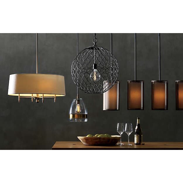 Люстра Crate and Barrel Eclipse Linear Chandelier Crate and Barrel