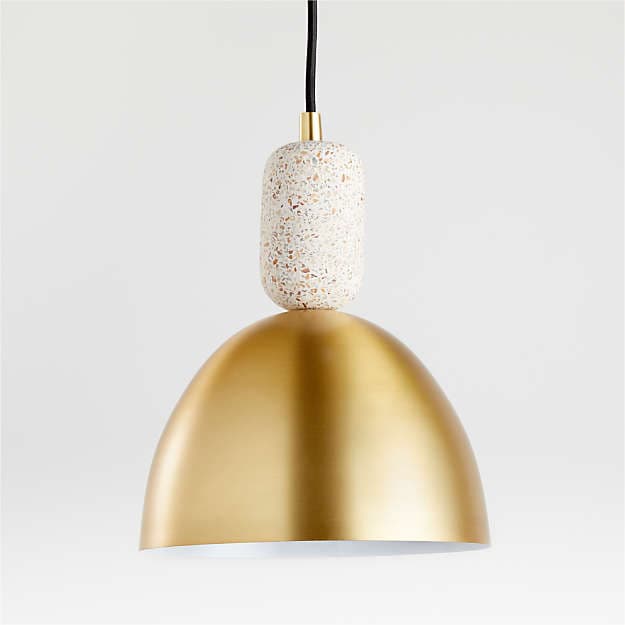 Подвесной светильник Crate and Barrel Esrum Terrazzo Pendant Light