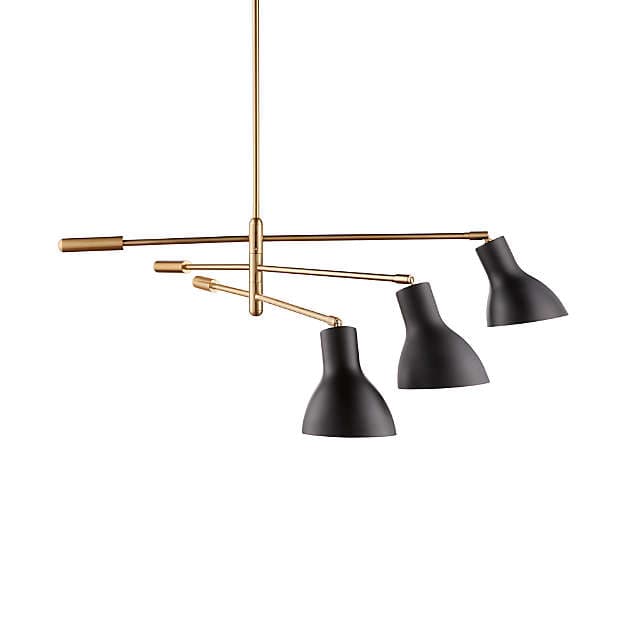 Люстра Crate and Barrel Kace 3 Arm Chandelier Crate and Barrel — фото 4