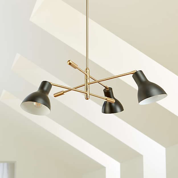 Люстра Crate and Barrel Kace 3 Arm Chandelier Crate and Barrel — фото 2