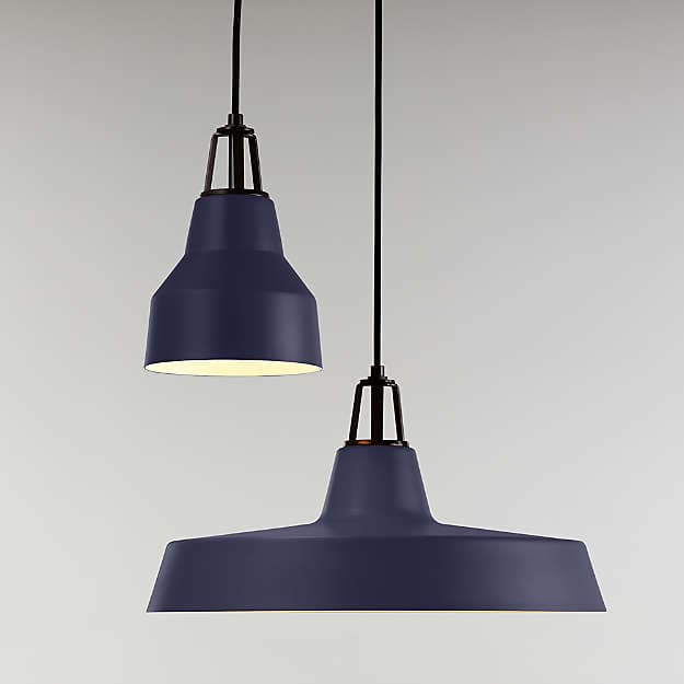 Подвесной светильник Crate and Barrel Maddox Farmhouse Pendant Small with Socket — фото 6