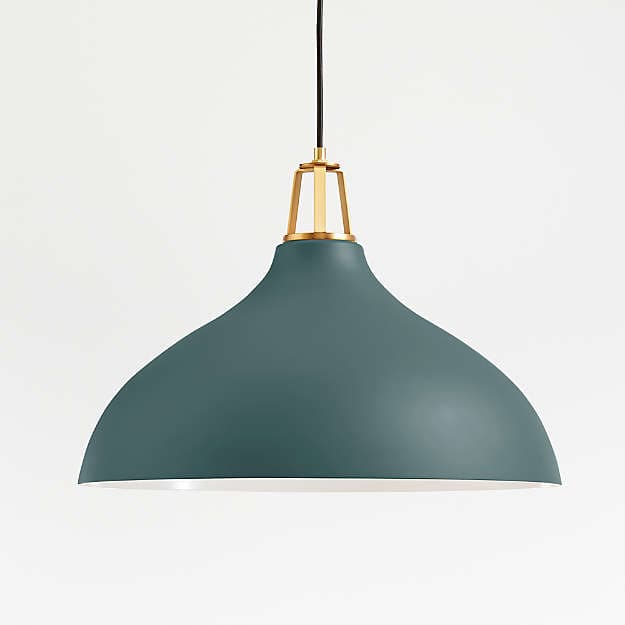 Подвесной светильник Crate and Barrel Maddox Bell Pendant Small with Socket Crate and Barrel