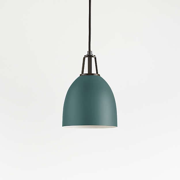 Подвесной светильник Crate and Barrel Maddox Dome Pendant Small with Socket Crate and Barrel