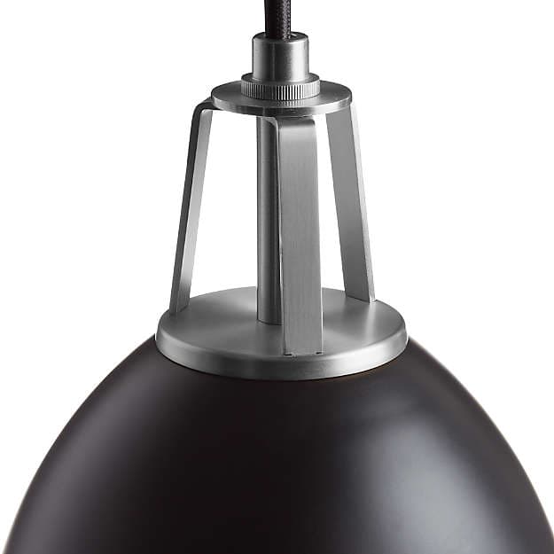Подвесной светильник Crate and Barrel Maddox Dome Pendant Small with Socket Crate and Barrel