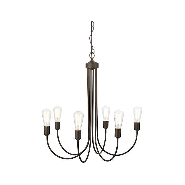 Люстра Crate and Barrel Oakton Bronze Chandelier