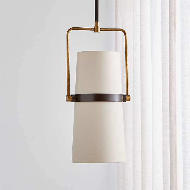 Подвесной светильник Crate and Barrel Riston Adjustable Pendant Light Crate and Barrel