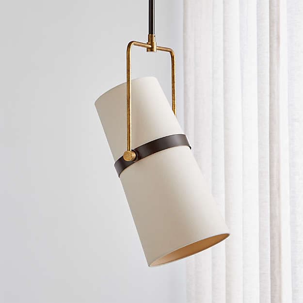 Подвесной светильник Crate and Barrel Riston Adjustable Pendant Light Crate and Barrel