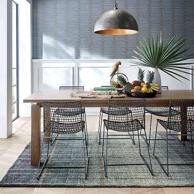 Подвесной светильник Crate and Barrel Rodan Hammered Metal Dome Pendant Light Crate and Barrel