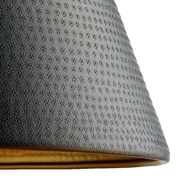 Подвесной светильник Crate and Barrel Rodan Hammered Metal Cone Pendant Crate and Barrel
