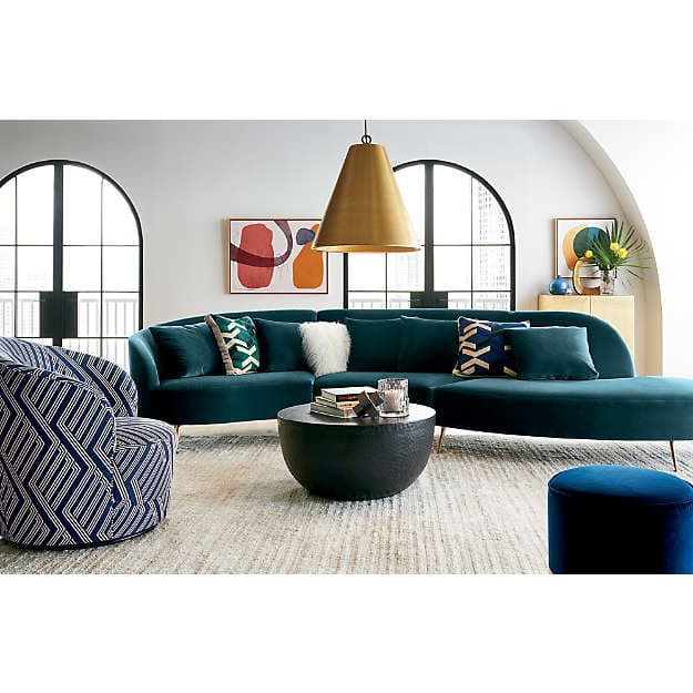 Подвесной светильник Crate and Barrel Rodan Hammered Metal Cone Pendant Crate and Barrel