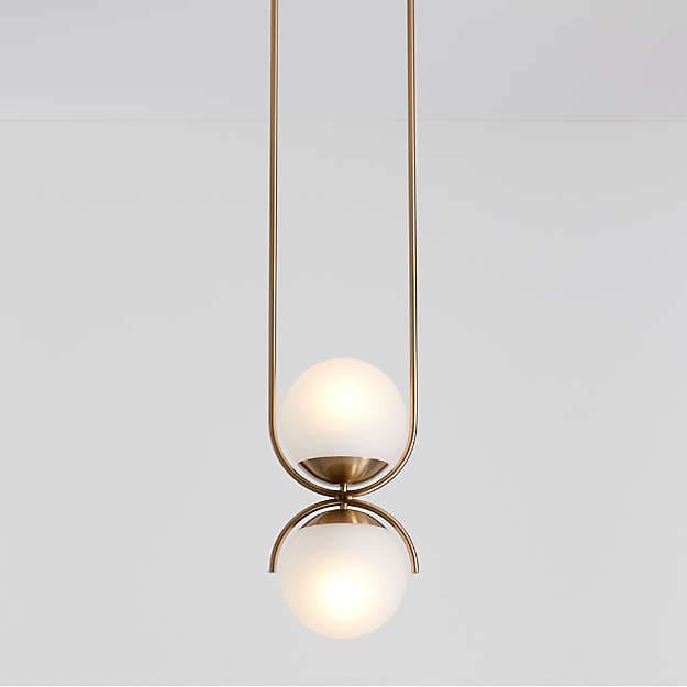 Подвесной светильник Crate and Barrel Rondure Globe Pendant Light
