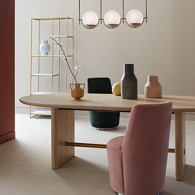 Подвесной светильник Crate and Barrel Rondure Three-Globe Pendant Light Crate and Barrel