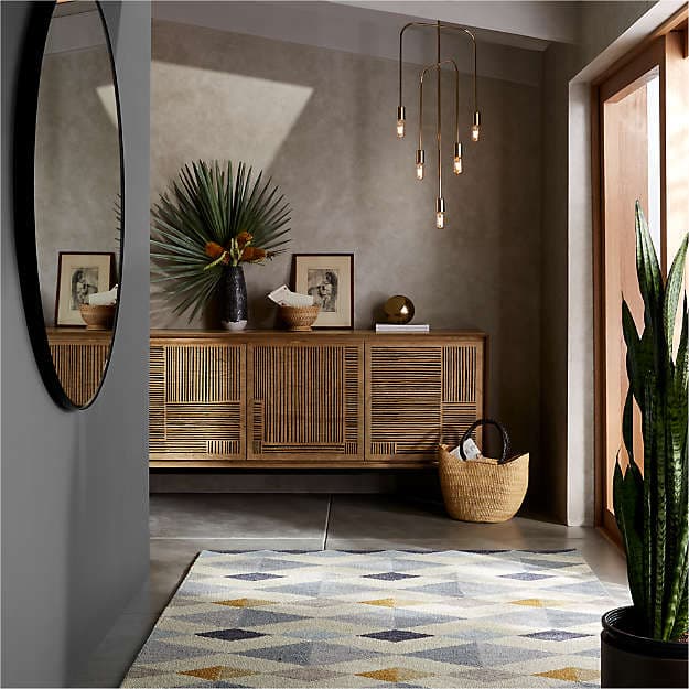 Подвесной светильник Crate and Barrel Salerno 5-Arm Pendant Light — фото 6