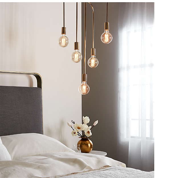 Подвесной светильник Crate and Barrel Salerno 5-Arm Pendant Light — фото 2