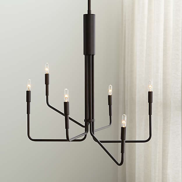Люстра Crate and Barrel Clive 6-Arm Chandelier