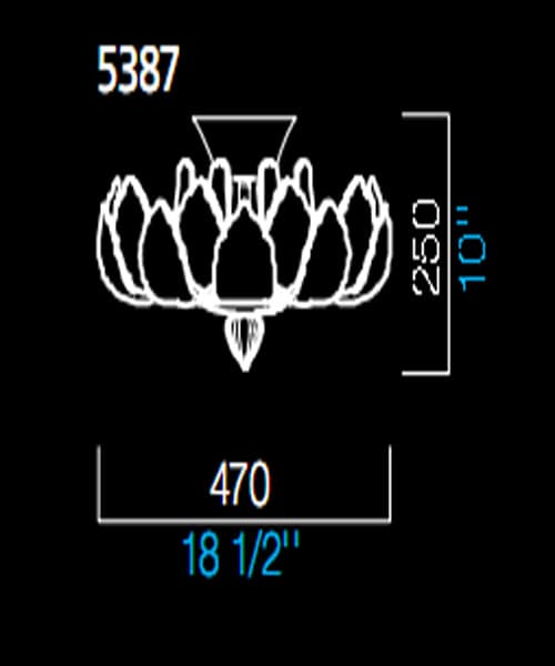 Потолочный светильник Barovier&Toso 5387 Barovier&Toso