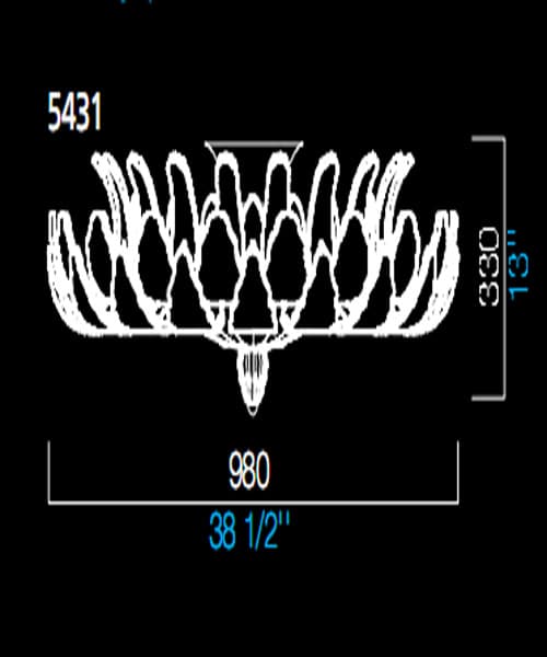 Потолочный светильник Barovier&Toso 5431 Barovier&Toso