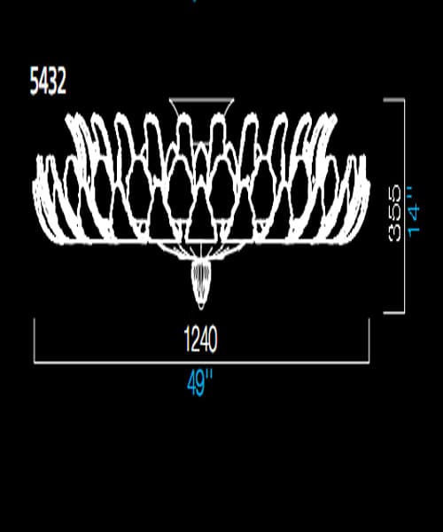 Потолочный светильник Barovier&Toso 5432 Barovier&Toso