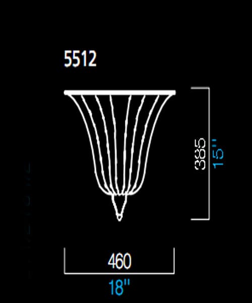 Потолочный светильник Barovier&Toso 5512 Barovier&Toso
