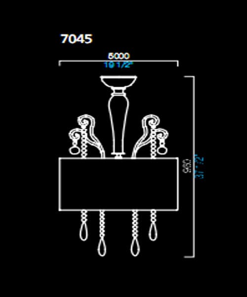 Потолочный светильник Barovier&Toso 7045 Barovier&Toso