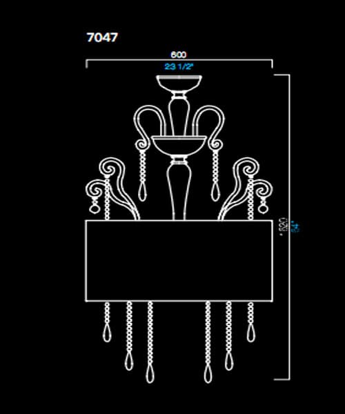 Потолочный светильник Barovier&Toso 7047 Barovier&Toso