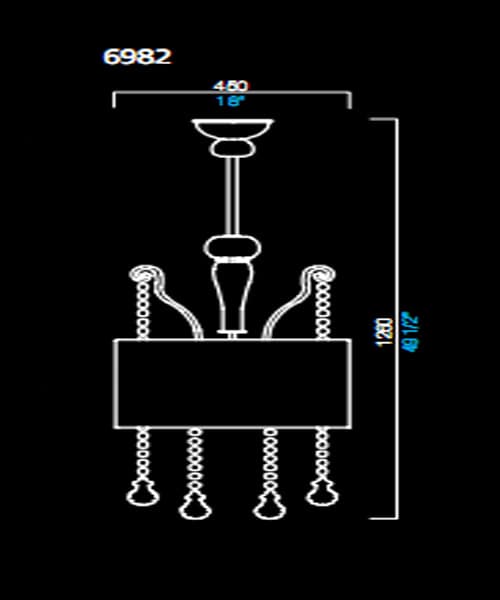 Потолочный светильник Barovier&Toso 6982 Barovier&Toso