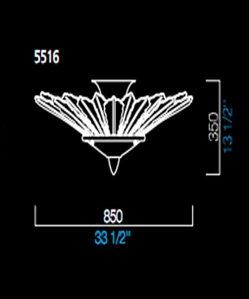 Потолочный светильник Barovier&Toso 5516 Barovier&Toso