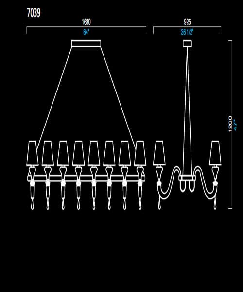 Подвесной светильник Barovier&Toso 7039 Barovier&Toso