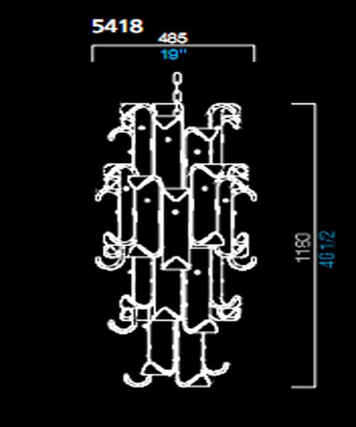 Подвесной светильник Barovier&Toso 5418 Barovier&Toso