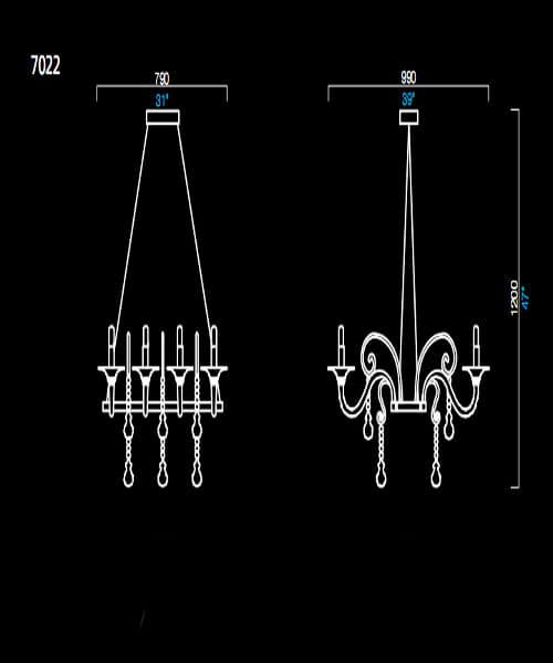 Подвесной светильник Barovier&Toso 7022 Barovier&Toso
