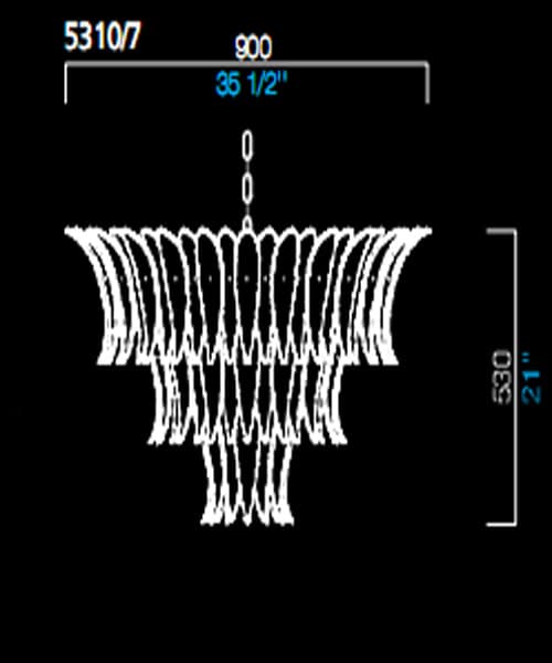 Подвесной светильник Barovier&Toso 5310/7 Barovier&Toso