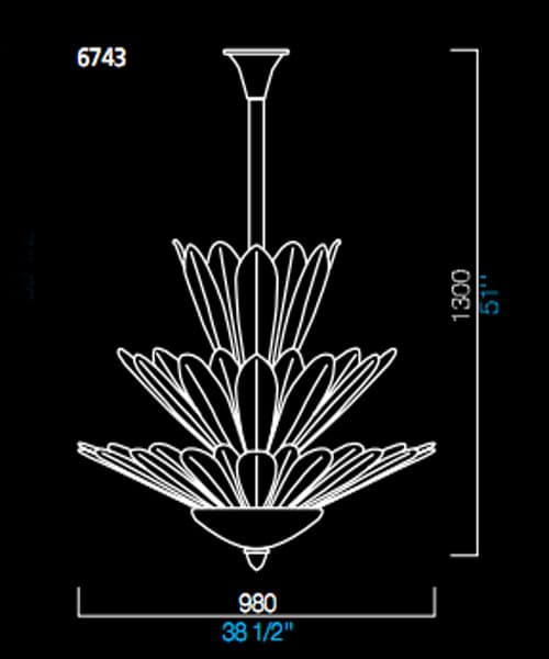 Потолочный светильник Barovier&Toso 6743
