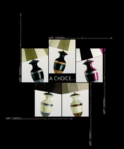 Настольная лампа Patrizia Garganti CM 504, 506, 530-532 Patrizia Garganti