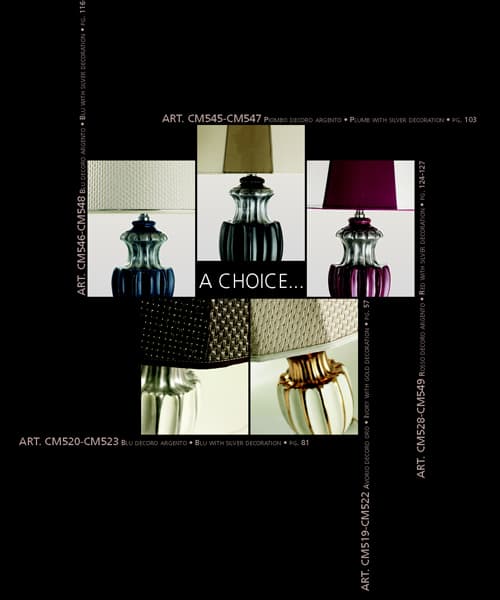 Настольная лампа Patrizia Garganti CM 519-522, 520-523, 528 Patrizia Garganti