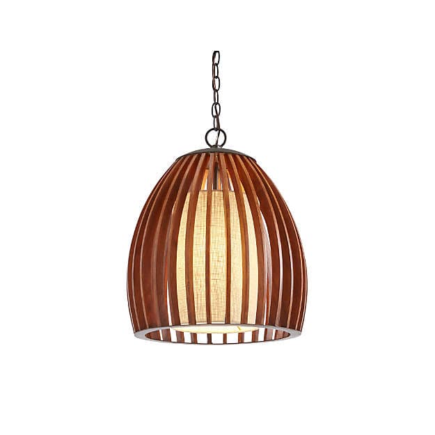 Подвесной светильник Crate and Barrel Kennedy Wood Pendant Light Crate and Barrel