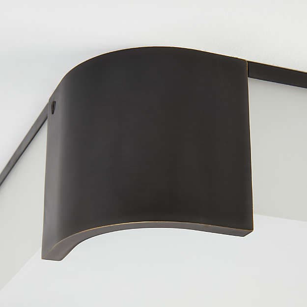 Потолочный светильник Crate and Barrel Louis Rectangular Flushmount Light Crate and Barrel