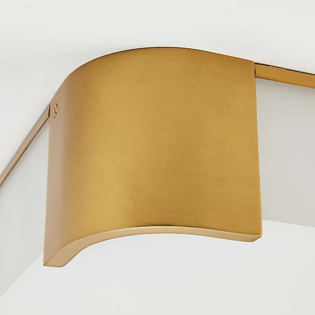 Потолочный светильник Crate and Barrel Louis Rectangular Flushmount Light Crate and Barrel