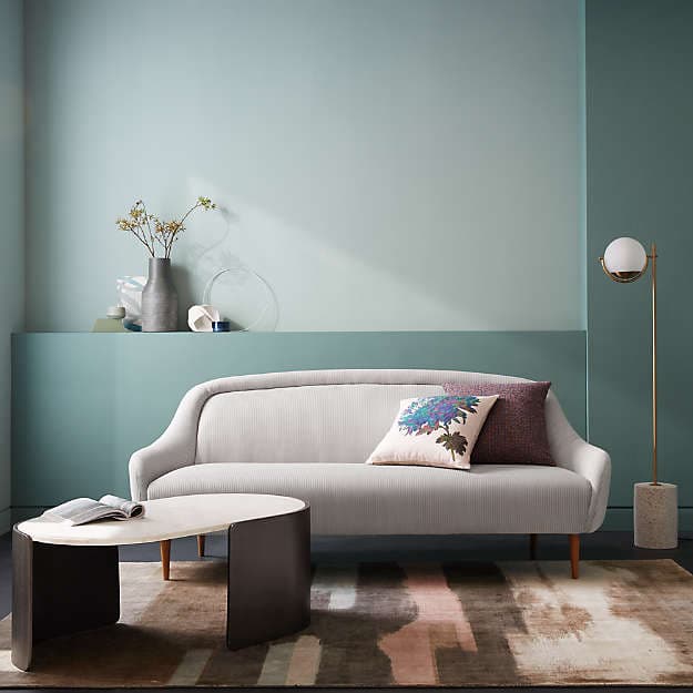 Торшер Crate and Barrel Rondure Globe Floor Lamp Crate and Barrel