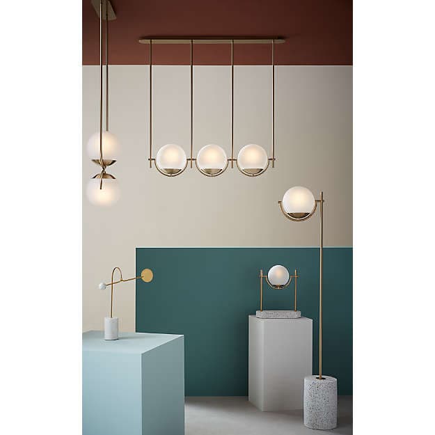 Настольная лампа Crate and Barrel Rondure Globe Table Lamp Crate and Barrel