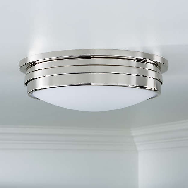 Потолочный светильник Crate and Barrel Solina Flush Mount Light Crate and Barrel