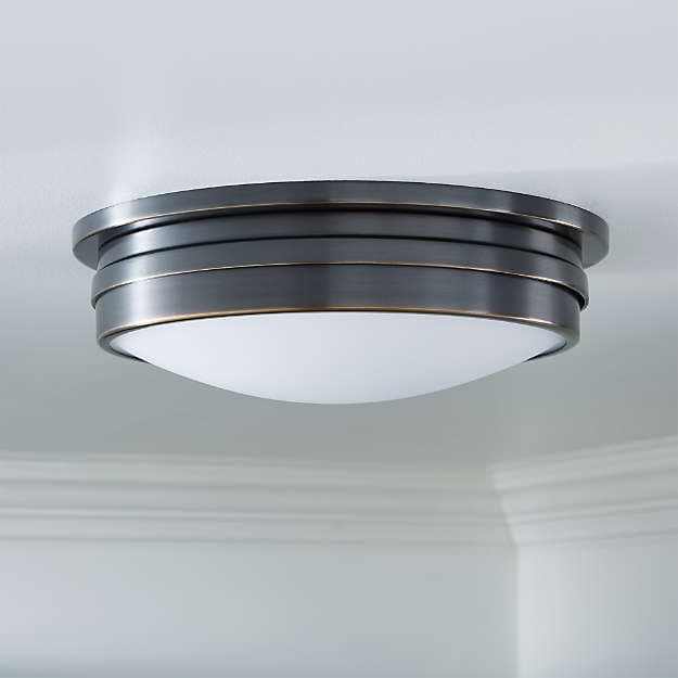 Потолочный светильник Crate and Barrel Solina Flush Mount Light Crate and Barrel