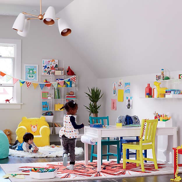 Подвесной светильник Crate and Barrel Spotlight White and Gold Pendant Crate and Barrel