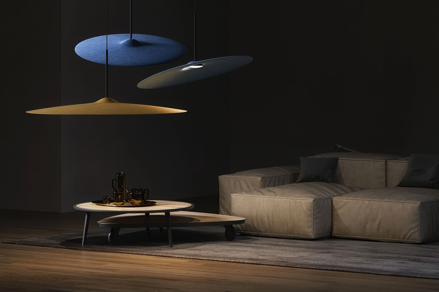 Подвесной светильник Fabbian Acustica Fabbian