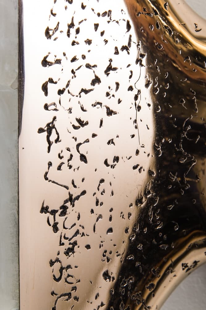 Настенный светильник Markus Haase Wormed Bronze and Onyx Sculptural Sconce Markus Haase