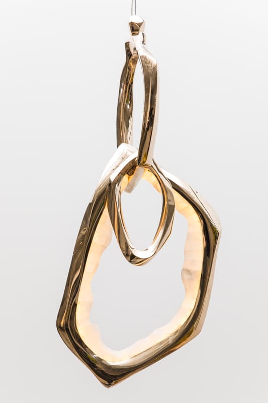Подвесной светильник Markus Haase Bronze and Onyx Circlet Pendant Markus Haase