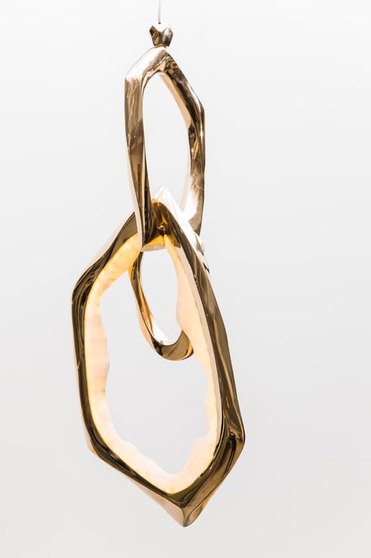 Подвесной светильник Markus Haase Bronze and Onyx Circlet Pendant Markus Haase