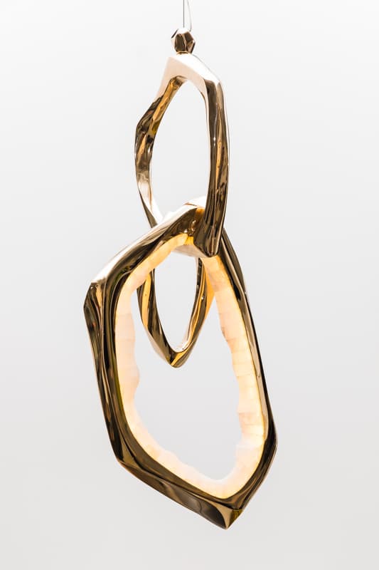 Подвесной светильник Markus Haase Bronze and Onyx Circlet Pendant Markus Haase