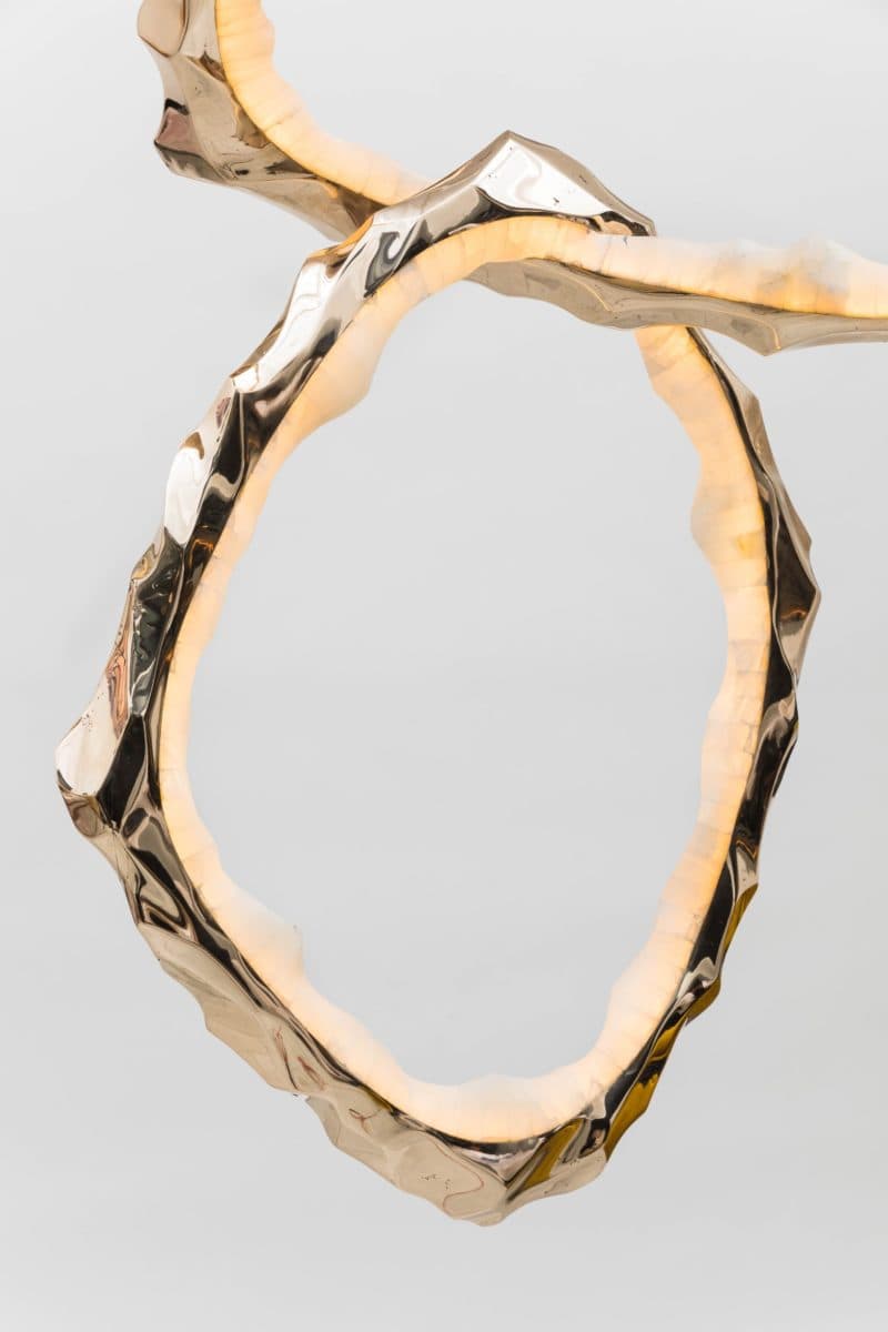 Подвесной светильник Markus Haase Bronze and Onyx Circlet Chandelier Markus Haase